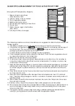 Preview for 11 page of Beko CFP1675W Instructions Of Use