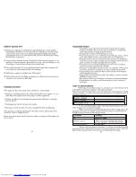 Preview for 10 page of Beko CG964 Operating Instructions Manual