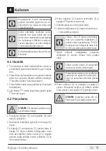 Preview for 33 page of Beko CHG6400W User Manual