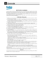 Preview for 111 page of Beko CHG7402X User Manual