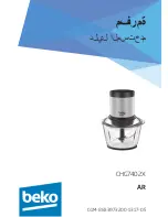 Preview for 124 page of Beko CHG7402X User Manual