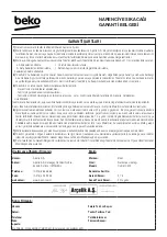 Preview for 31 page of Beko CJB 5103 W User Manual