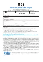 Preview for 57 page of Beko CJB 5103 W User Manual