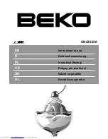 Preview for 1 page of Beko CN236230 Instructions For Use Manual