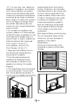 Preview for 9 page of Beko COOL54FS Installation, Operation & Food Storage Instructions