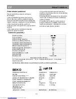 Preview for 22 page of Beko CS 27CA Instructions For Use Manual