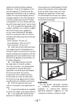 Preview for 12 page of Beko CS5824B User Manual