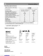 Preview for 47 page of Beko CSA 29002 Instructions For Use Manual