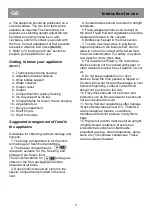 Preview for 10 page of Beko CSA31000S Instructions For Use Manual