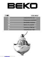 Beko CSA34022 Instructions For Use Manual preview