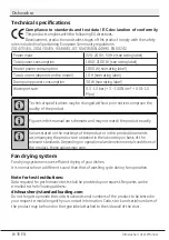 Preview for 10 page of Beko DFN05310 User Manual