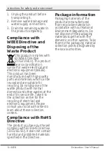 Preview for 8 page of Beko DFN16410W User Manual