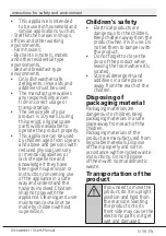 Preview for 7 page of Beko DFS05014X User Manual