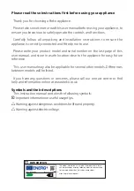 Preview for 2 page of Beko FCFM3545W User Manual