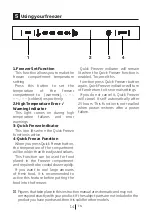 Preview for 14 page of Beko FCFM3545W User Manual