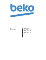 Preview for 1 page of Beko FFP 1671 B Instruction Book