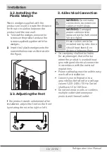 Preview for 10 page of Beko FNE312E41WN User Manual