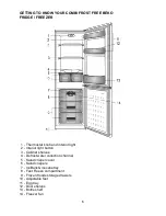 Preview for 6 page of Beko FROST FREE COMBI FRIDGE / FREEZER CDA671F User Manual