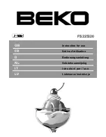 Preview for 1 page of Beko FS225320 Instructions For Use Manual