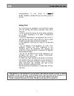 Preview for 8 page of Beko FS225320X User Manual