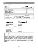 Preview for 31 page of Beko FS225320X User Manual