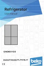 Preview for 1 page of Beko GNO4031GS User Manual