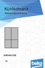 Preview for 103 page of Beko GNO4031GS User Manual