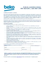 Preview for 81 page of Beko HCA62640B User Manual