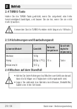 Preview for 28 page of Beko HMM62444W User Manual