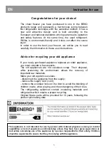 Preview for 6 page of Beko HS221532N Instructions Of Use