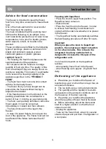 Preview for 11 page of Beko HSA 13530 - Instructions For Use Manual