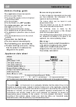 Preview for 12 page of Beko HSA20542 Instructions For Use Manual