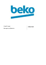 Beko HSA22520 Manual preview