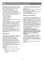 Preview for 29 page of Beko HSA37520 Instructions For Use Manual