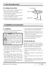 Preview for 11 page of Beko MGF23330S User Manual