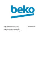 Preview for 1 page of Beko RCNA355E31PT Manual