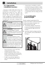 Preview for 10 page of Beko RCNA365K20W User Manual