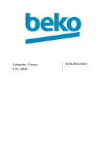 Preview for 1 page of Beko RCNA365O40W4Y Manual