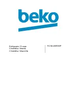 Beko RCNA406E30XP Manual preview