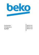 Preview for 1 page of Beko RDF6191 User Manual