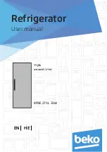 Preview for 1 page of Beko RFNE 270 L 33W User Manual