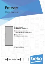 Beko RFNE 290E23 W User Manual preview