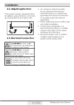 Preview for 10 page of Beko RFNE 290E23 W User Manual