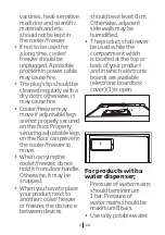 Preview for 9 page of Beko RFNE 312E35 W User Manual