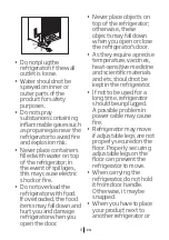 Preview for 9 page of Beko RFNE290L25W User Manual