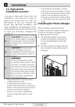 Preview for 9 page of Beko RFNE312E23W User Manual