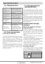 Preview for 16 page of Beko RFNE312E23W User Manual