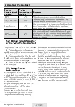 Preview for 14 page of Beko RFNE312E33WN User Manual