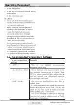 Preview for 16 page of Beko RFNE312E43WN User Manual