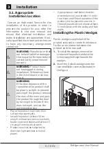 Preview for 9 page of Beko RFNE312I31PT User Manual